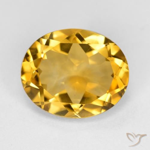 3.85ct Natural Laranja Dourada Citrino, oval, VS