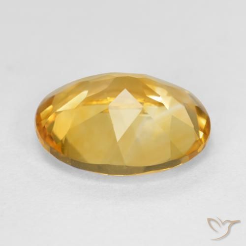 Citrino Laranja Dourada Natural 3.85ct, oval, VS