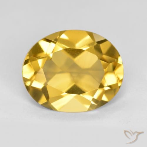 3.67ct Natural Laranja Dourada Citrino, oval, VS
