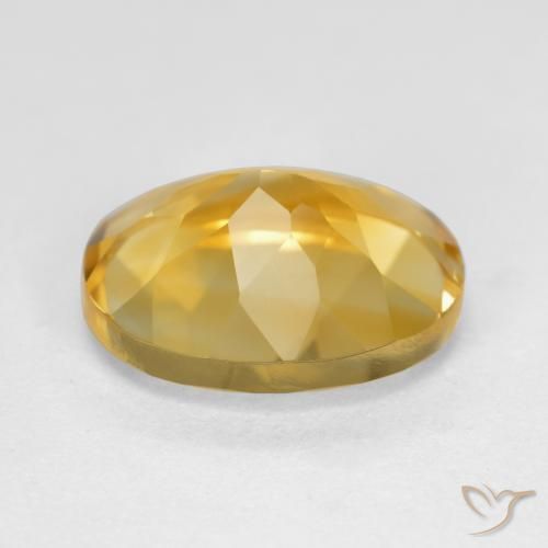 Citrino ouro profundo Natural 4.34ct, oval, VVS-VS