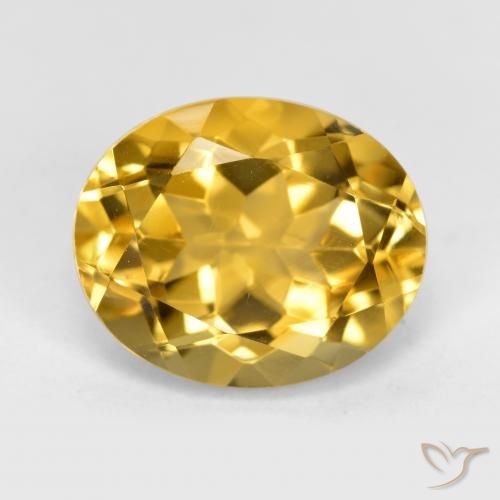 4.62ct Natural ouro profundo Citrino, oval, VVS-VS