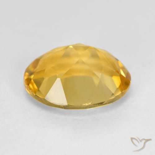 Citrino Dourado médio Natural 4.16ct, oval, VS