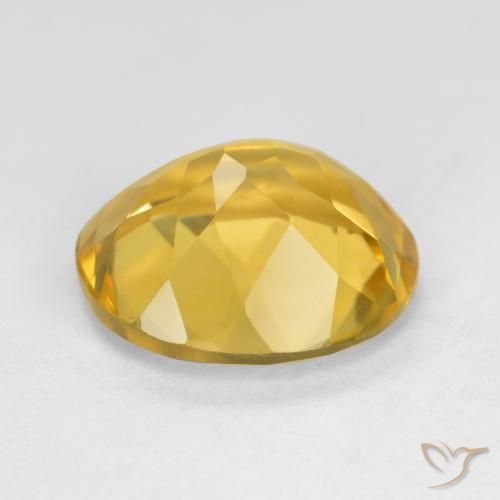 Citrino Laranja Dourada Natural 4.32ct, oval, VVS-VS