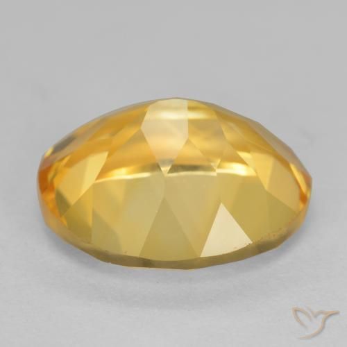 Citrino Laranja Dourada Natural 4.46ct, oval, VS