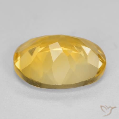 Citrino ouro médio Natural 4.03ct, oval, VS