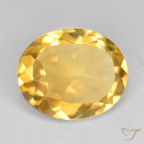 Citrino Ouro Natural 3.81ct, oval, VS