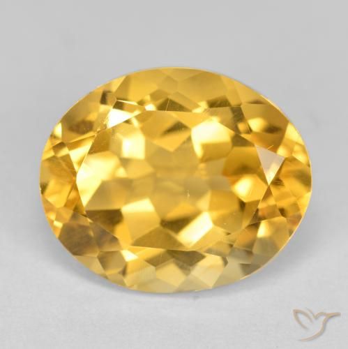 4.53ct Natural ouro brilhante Citrino, oval, VS