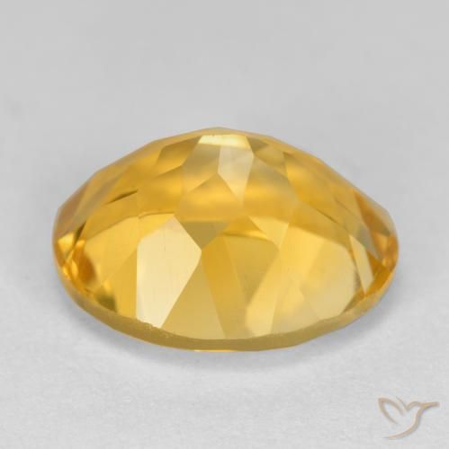 Citrino ouro brilhante Natural 4.53ct, oval, VS