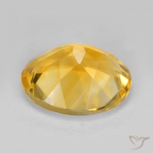 Citrino Laranja Dourada Natural 4.22ct, oval, VS
