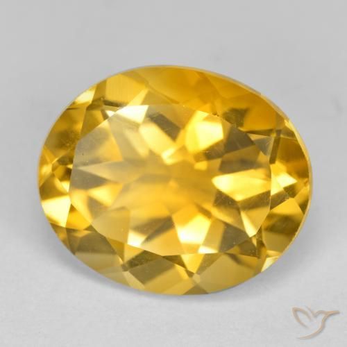 4.35ct Natural ouro brilhante Citrino, oval, VS