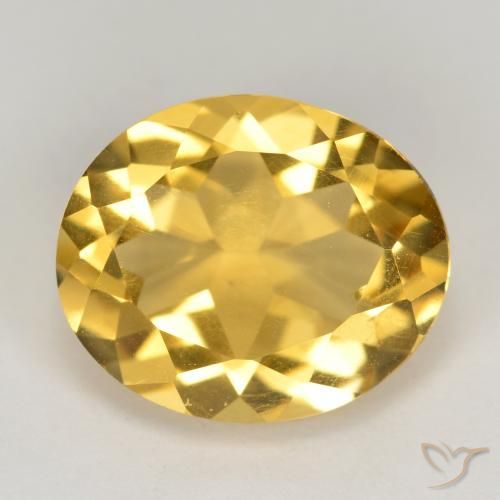 4.06ct Natural Laranja Dourada Citrino, oval, VS