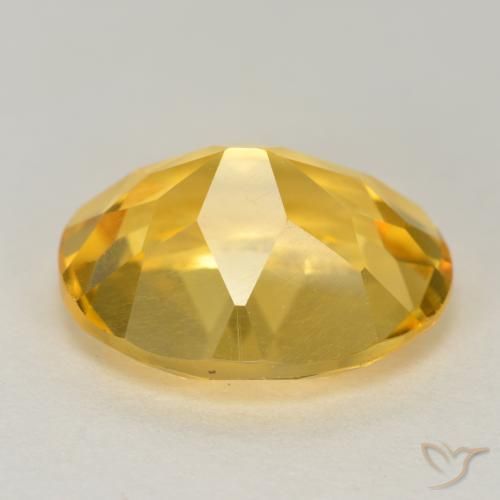 Citrino Laranja Dourada Natural 4.06ct, oval, VS