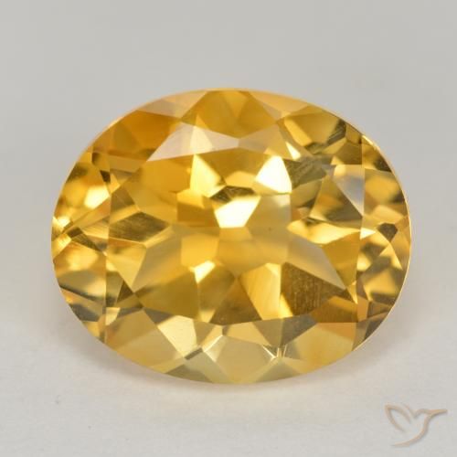 4.73ct Natural Dourado médio Citrino, oval, VS