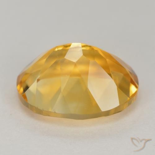 Citrino Dourado médio Natural 4.73ct, oval, VS