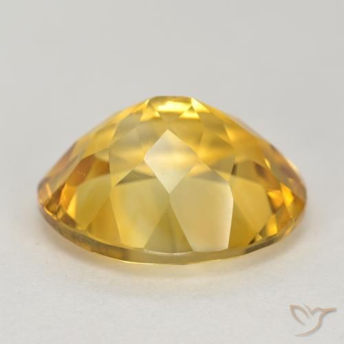 Citrino Laranja Dourado Profundo Natural 4.01ct, oval, VS
