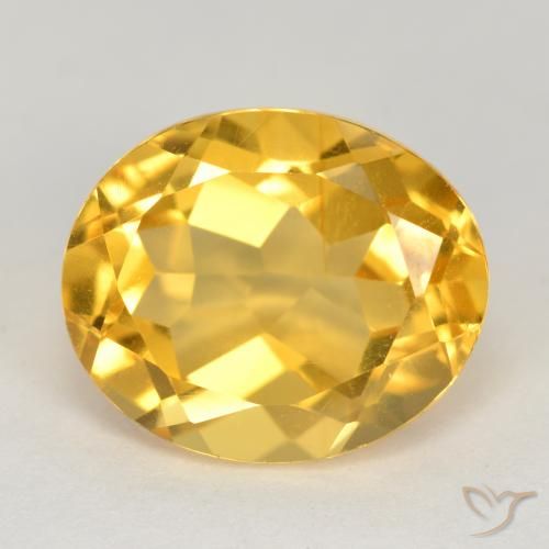4.71ct Natural ouro médio Citrino, oval, VS