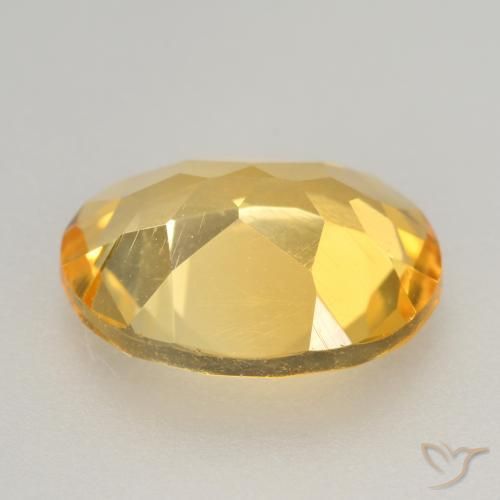 Citrino Laranja Dourada Natural 2.71ct, oval, VVS-VS