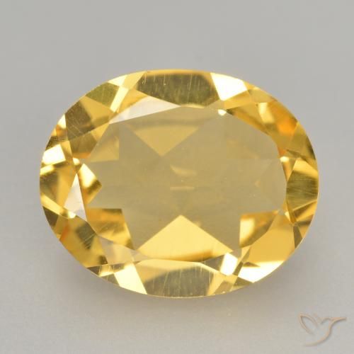 2.83ct Natural Laranja Dourada Citrino, oval, VVS-VS