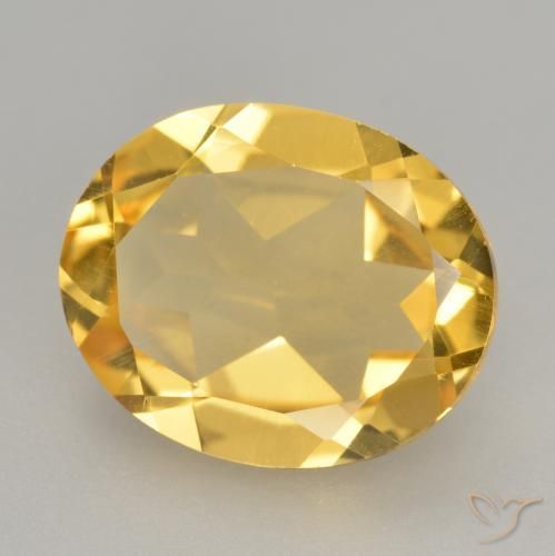Citrino Laranja Dourada Natural 2.83ct, oval, VVS-VS