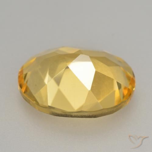 Citrino Laranja Dourada Natural 2.83ct, oval, VVS-VS