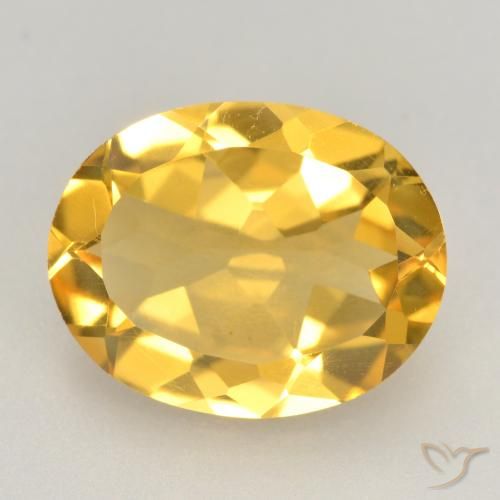 2.86ct Natural Laranja Dourada Citrino, oval, VVS-VS