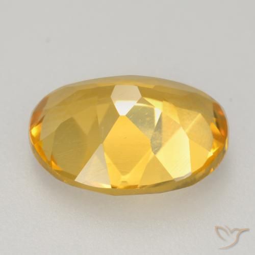Citrino Laranja Dourada Natural 2.86ct, oval, VVS-VS