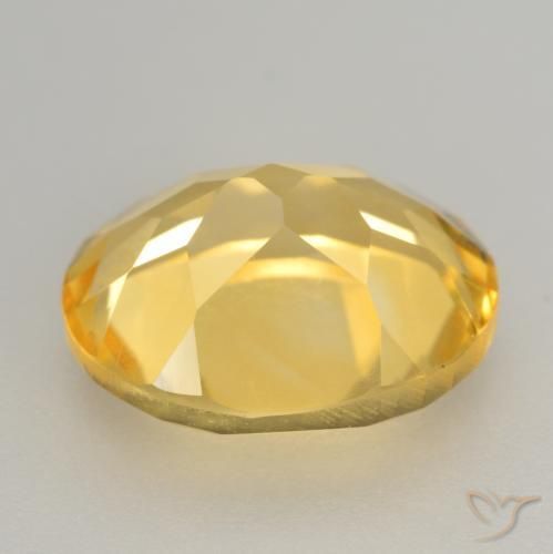 Citrino ouro médio Natural 3.40ct, oval, VVS-VS
