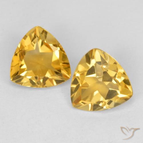 Pedras preciosas de Citrino Laranja Dourada natural de 1.99 ct, Trilhão, VS