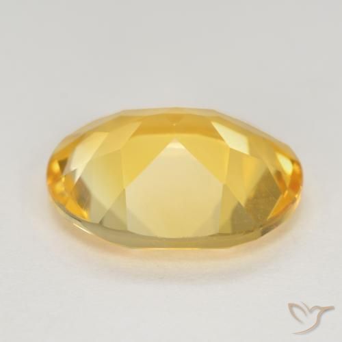 Citrino ouro médio Natural 3.44ct, oval, VS