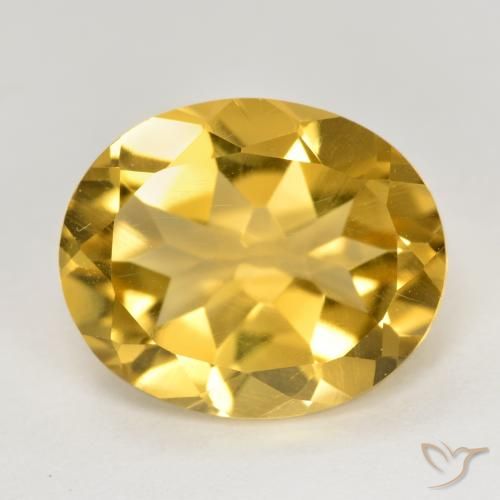 4.27ct Natural Dourado médio Citrino, oval, VS