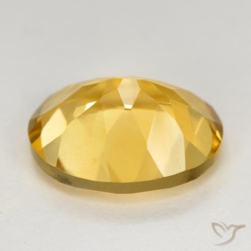 Citrino Dourado médio Natural 4.27ct, oval, VS
