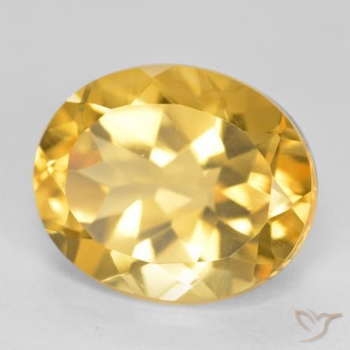 Citrino Ouro Natural 4.94ct, oval, VS