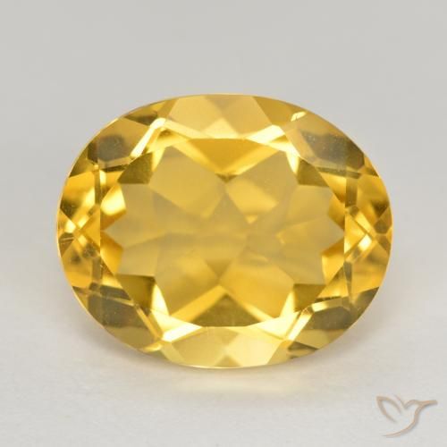 4.63ct Natural Dourado médio Citrino, oval, VS