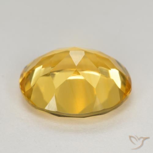Citrino Dourado médio Natural 4.63ct, oval, VS