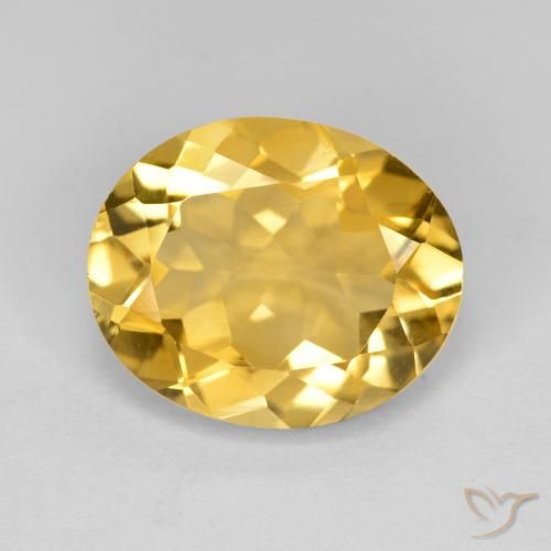 3.97ct Natural Laranja Dourada Citrino, oval, VS