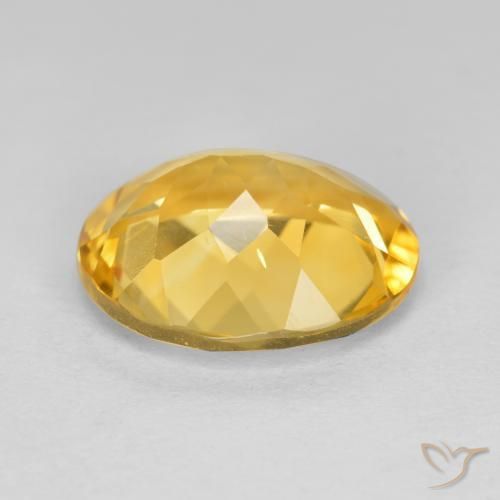 Citrino Laranja Dourada Natural 3.97ct, oval, VS