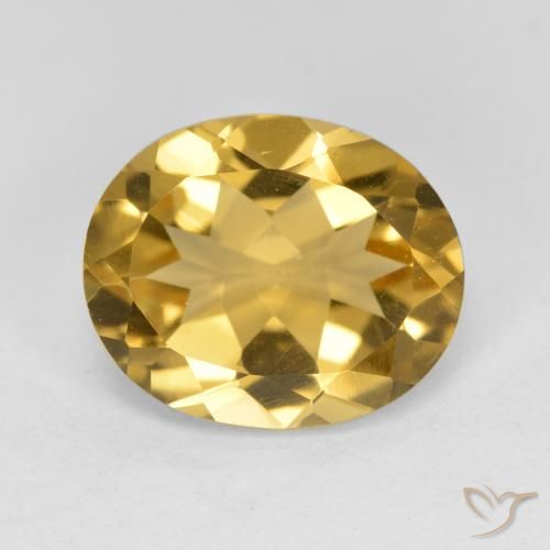 4.28ct Natural Dourado médio Citrino, oval, VS