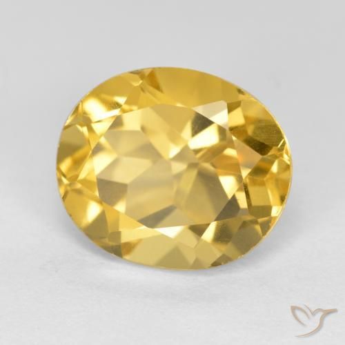 Citrino Dourado Natural 4.94ct, oval, VS