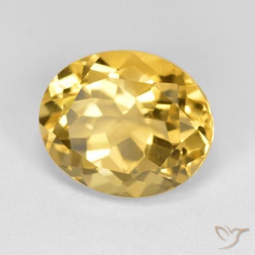 Citrino Ouro Natural 4.90ct, oval, VVS-VS