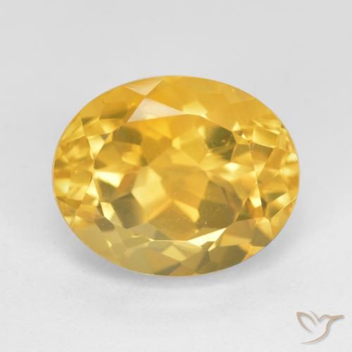 5.64ct Natural ouro médio Citrino, oval, VVS-VS