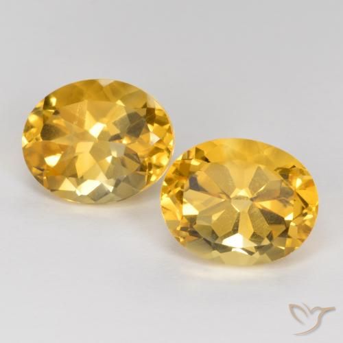 7.71ctw Natural Laranja Dourada Citrino, oval, VVS-VS