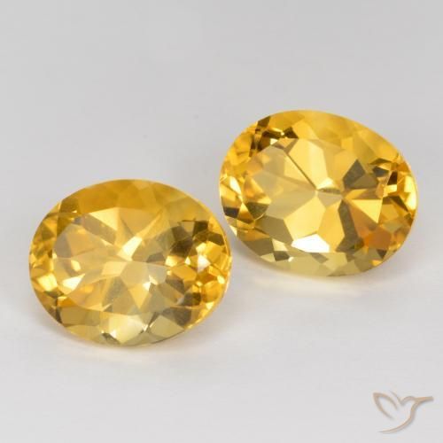Pedras preciosas de Citrino Laranja Dourada natural de 7.71 ct, oval, VVS-VS