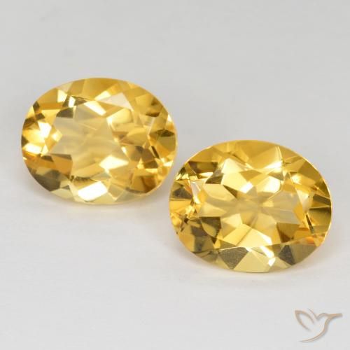 6.64ctw Natural Dourado médio Citrino, oval, VVS-VS