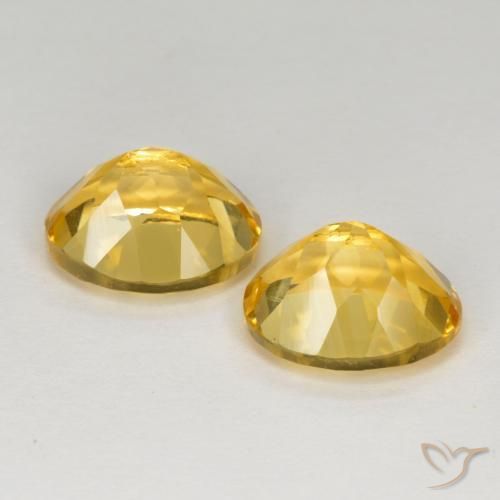 Pedras preciosas de Citrino Laranja Dourada natural de 7.08 ct, Corte Oval, VVS-VS