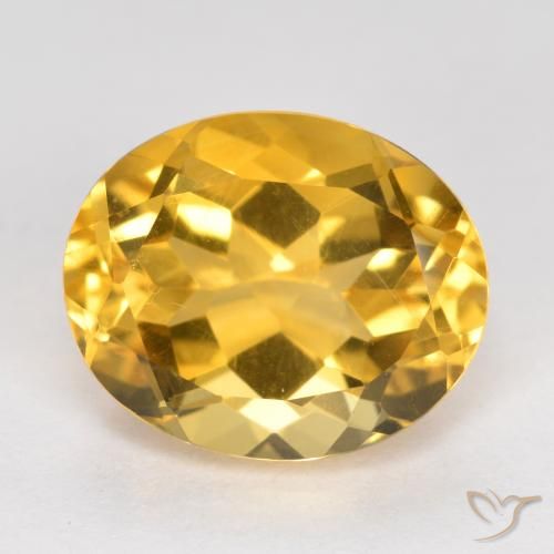 3.59ct Natural Dourado médio Citrino, oval, VVS-VS