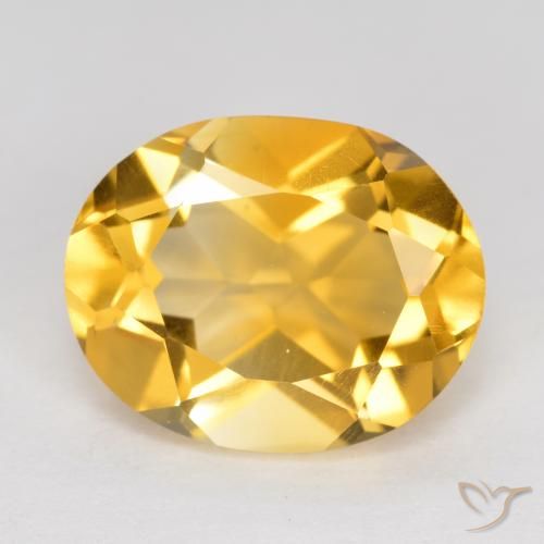 3.44ct Natural ouro brilhante Citrino, oval, VVS-VS