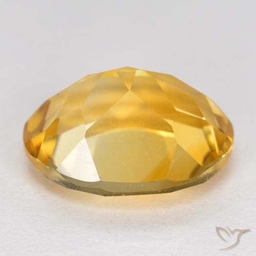 Citrino ouro brilhante Natural 3.44ct, oval, VVS-VS
