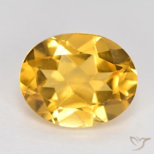 3.49ct Natural Dourado médio Citrino, oval, VVS-VS