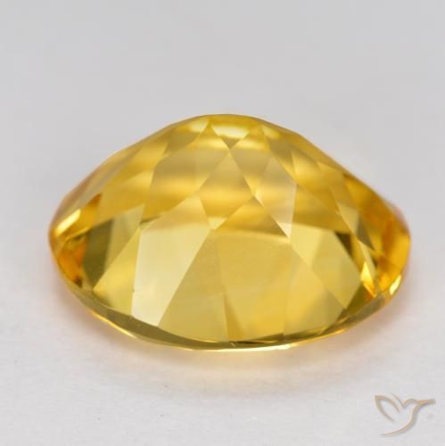 Citrino Dourado Médio-escuro Natural 3.43ct, oval, VVS-VS