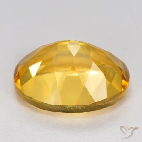 Citrino Laranja Dourado Profundo Natural 3.50ct, oval, VVS-VS